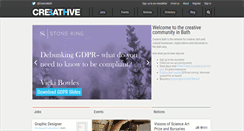 Desktop Screenshot of creativebath.org
