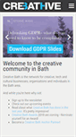 Mobile Screenshot of creativebath.org